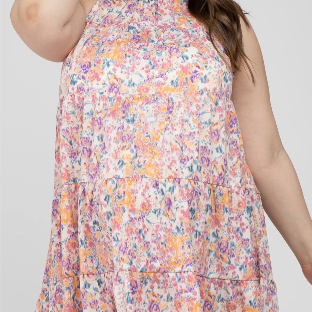 Pinkblush Floral Halter Dress - Multicolor